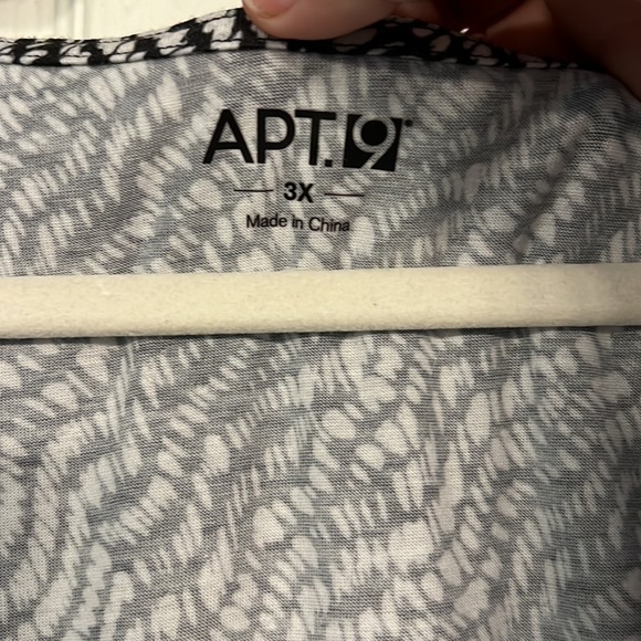 Lot of 2‼️ Apt 9 Sleeveless Tops/Coverups-Size 3X - Picture 8 of 9